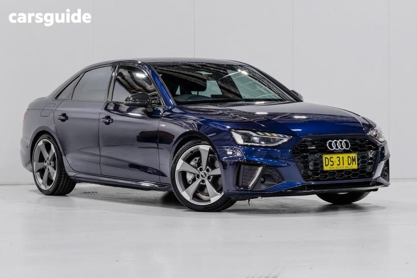 Blue 2021 Audi A4 Sedan 45 Tfsi Quattro S Line Mhev