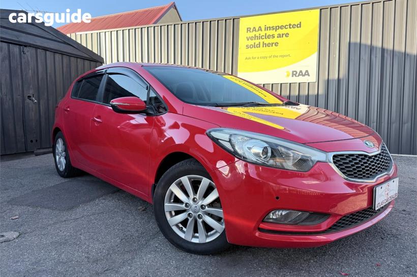 Red 2015 Kia Cerato Hatchback S Premium