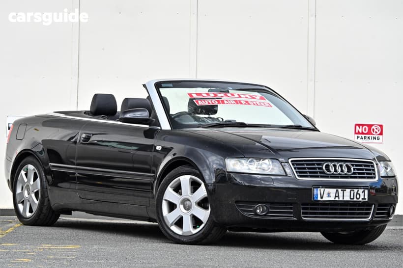 Black 2004 Audi A4 Cabriolet Cabriolet