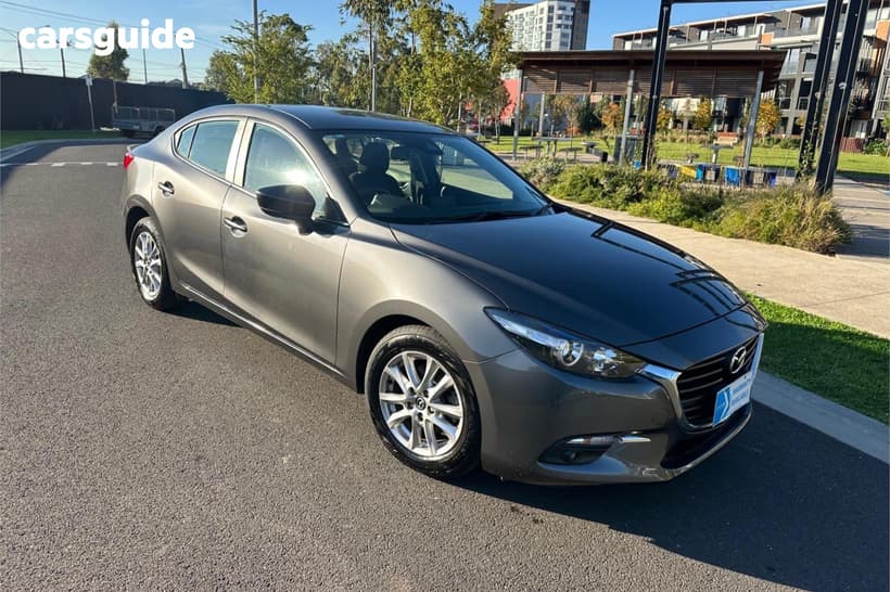 Grey 2017 Mazda 3 Sedan Maxx