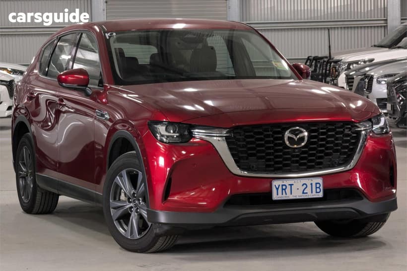 Red 2024 Mazda CX-60 Wagon P50E Evolve Phev