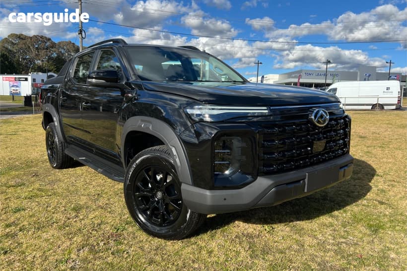 Black 2026 LDV T60 Double Cab Utility Max Plus (4X4)