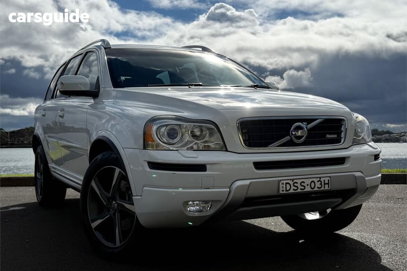 White 2012 Volvo XC90 Wagon D5 R-Design