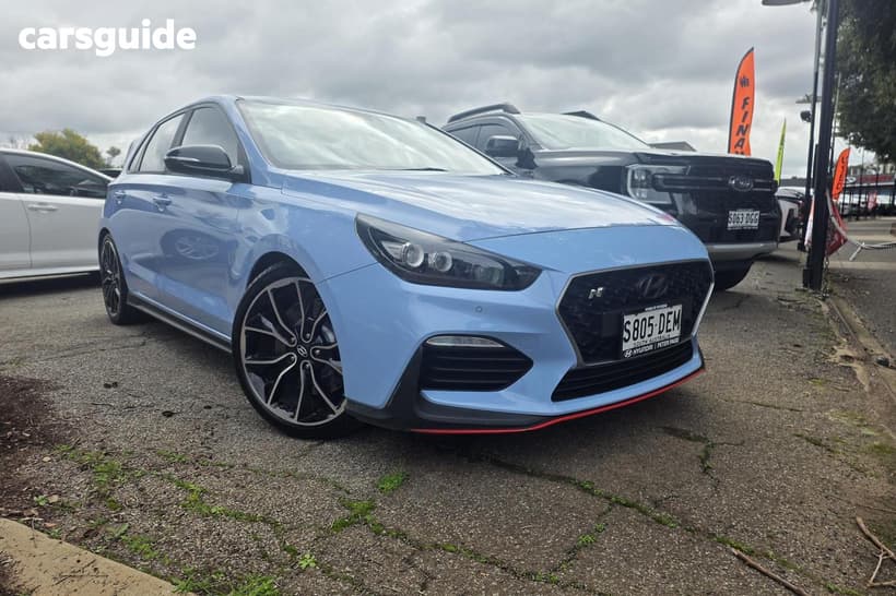 Blue 2018 Hyundai I30 Hatchback N Performance