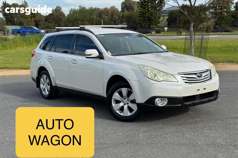 White 2011 Subaru Outback Wagon 2.5I Touring