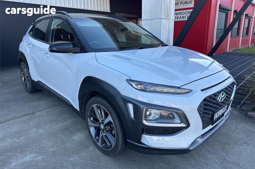 Black 2020 Hyundai Kona Wagon Highlander S.Roof (Fwd)