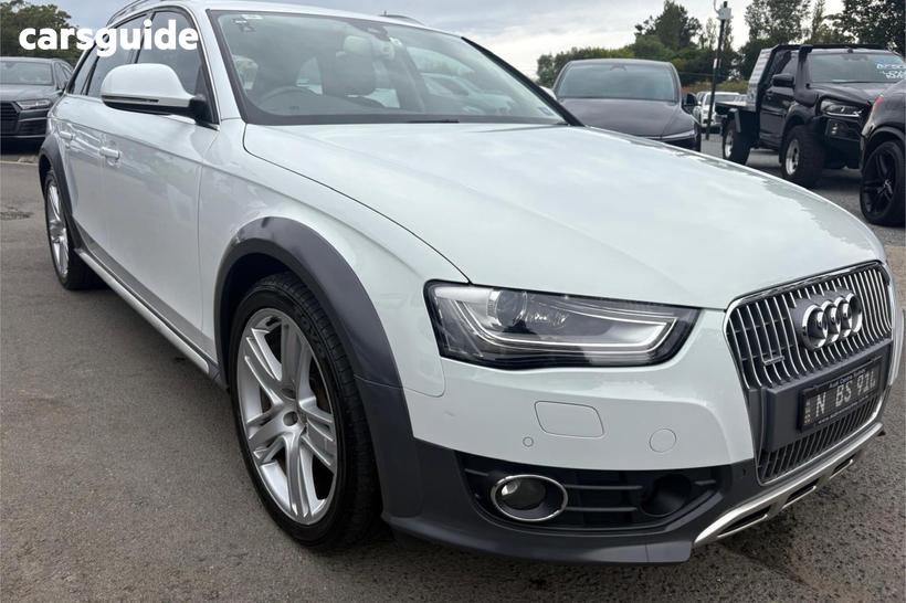 White 2015 Audi A4 Wagon Allroad Quattro Le
