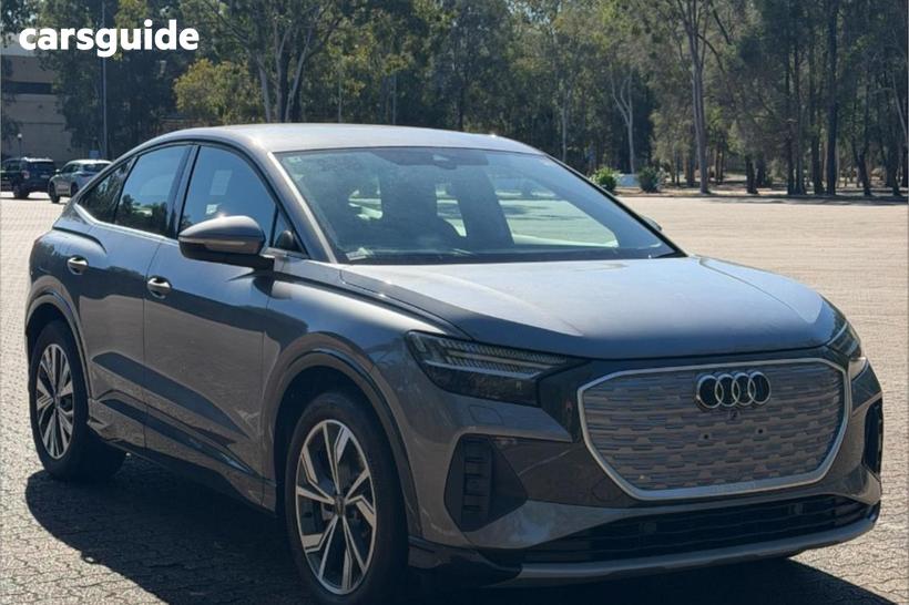 Grey 2024 Audi Q4 E-Tron Sportback 45 Sportback