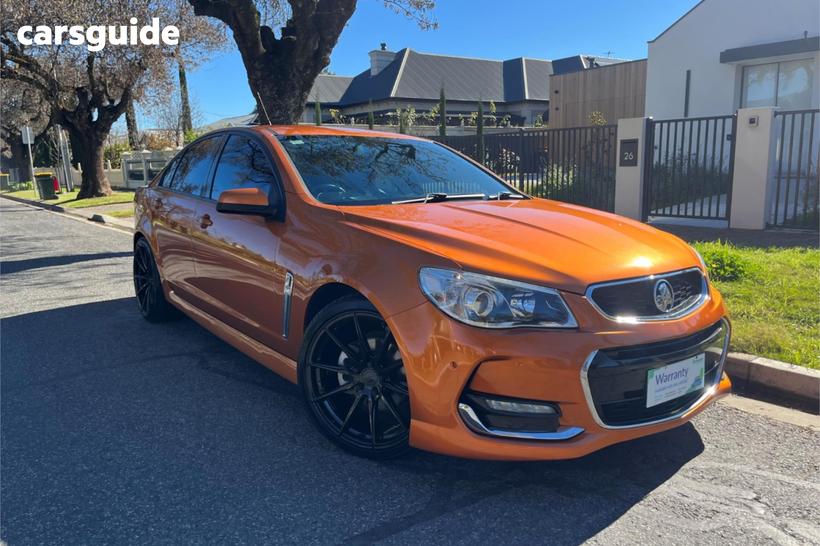 Orange 2017 Holden Commodore Sportswagon Sv6
