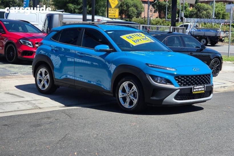 Blue 2021 Hyundai Kona Wagon Active (Fwd)
