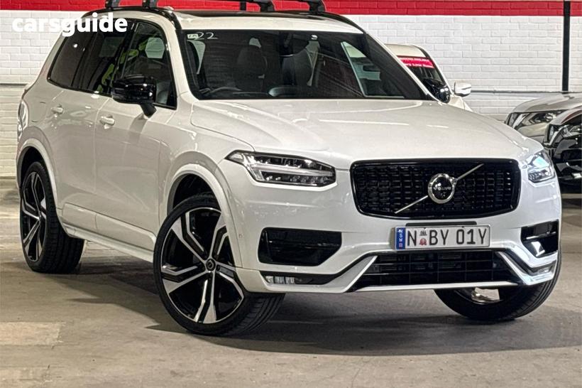 White 2022 Volvo XC90 Wagon B6 R-Design Mhev
