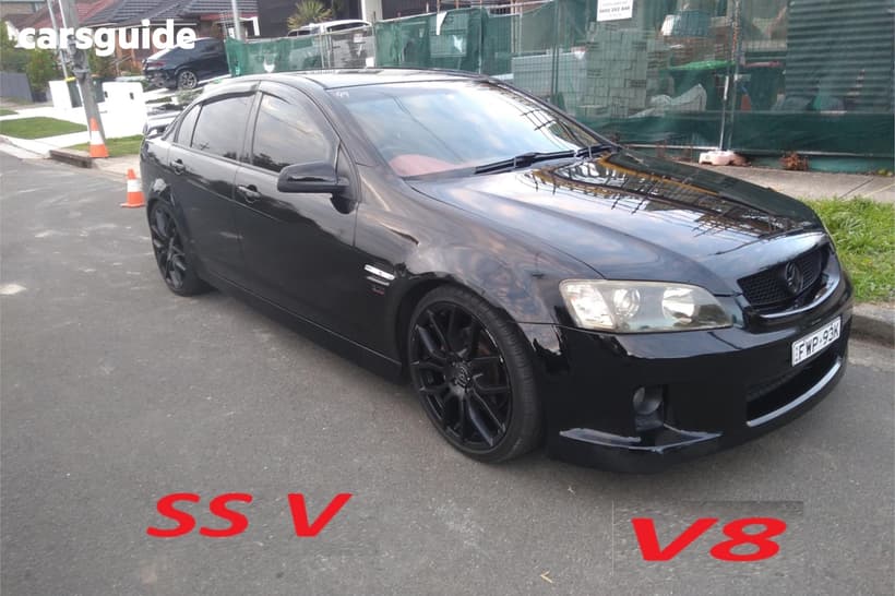 Black 2008 Holden Commodore Sedan Ss-V