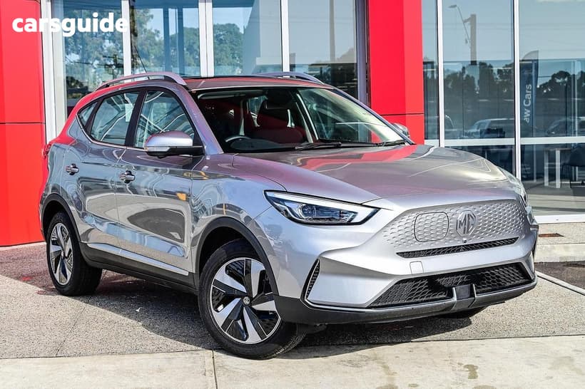 Silver 2024 MG ZS EV Wagon Essence