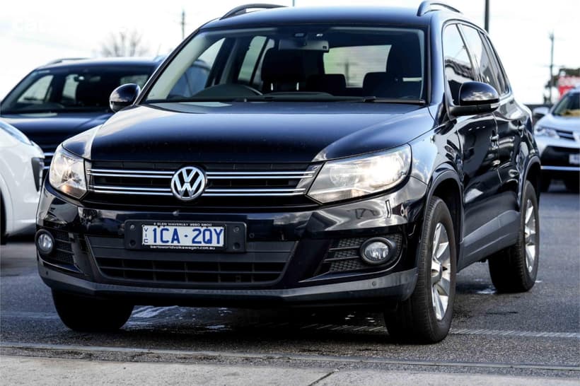 Black 2014 Volkswagen Tiguan Wagon 132 Tsi Pacific