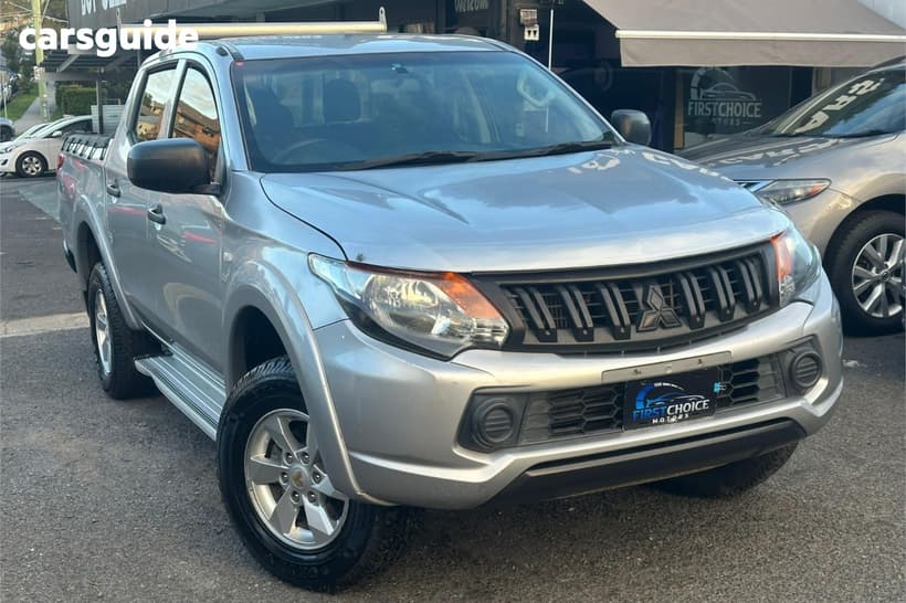 Silver 2016 Mitsubishi Triton Dual Cab Utility Glx Plus (4X4)