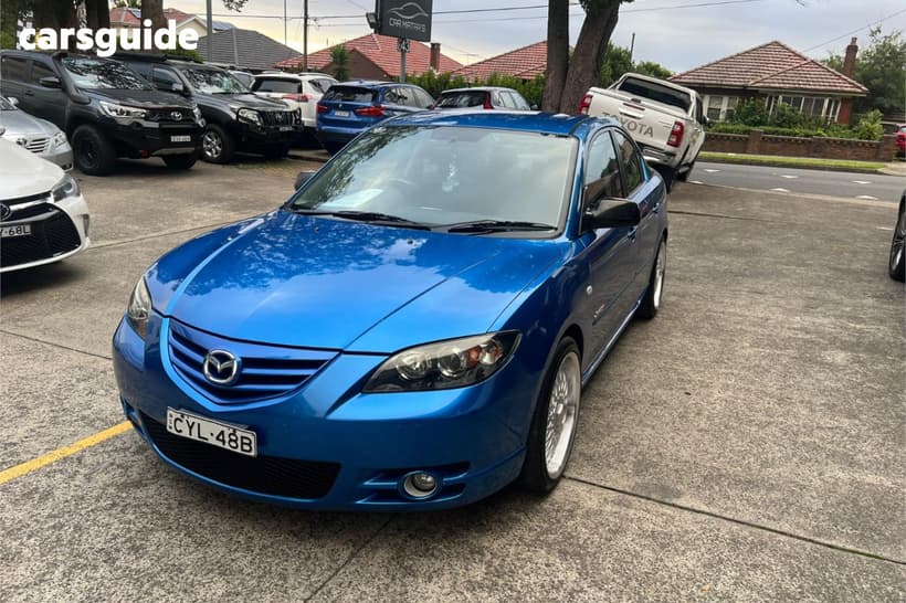 Blue 2005 Mazda 3 Sedan Sp23