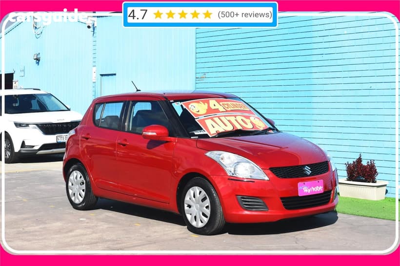 Red 2012 Suzuki Swift Hatchback Gl