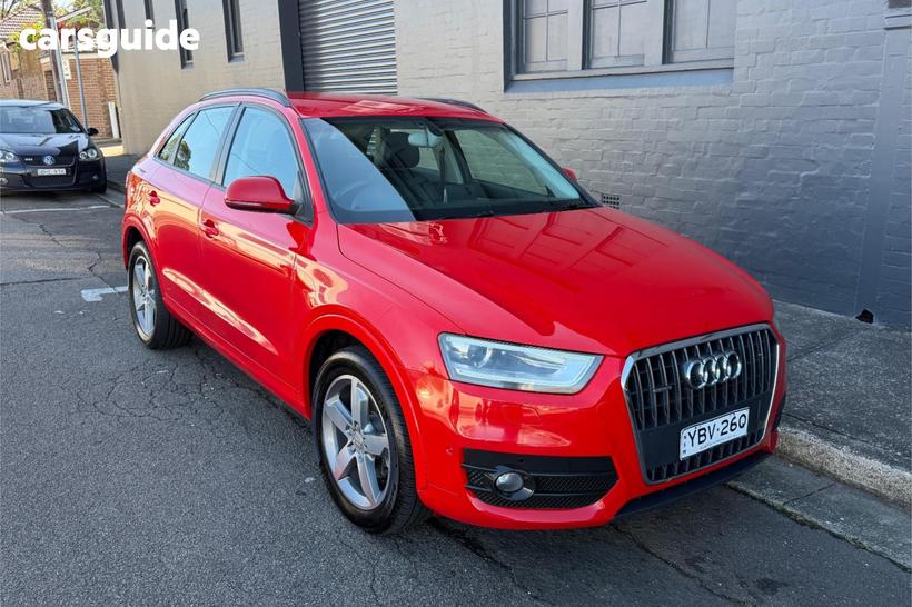 Red 2014 Audi Q3 Wagon 2.0 Tfsi Quattro (125Kw)