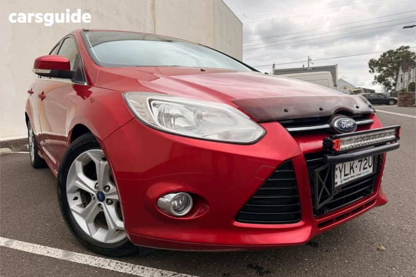 Red 2013 Ford Focus Hatchback Sport