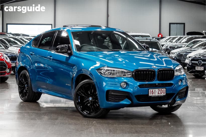 Blue 2019 BMW X6 Coupe Xdrive 30D