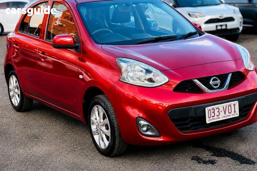 Red 2015 Nissan Micra Hatchback Ti