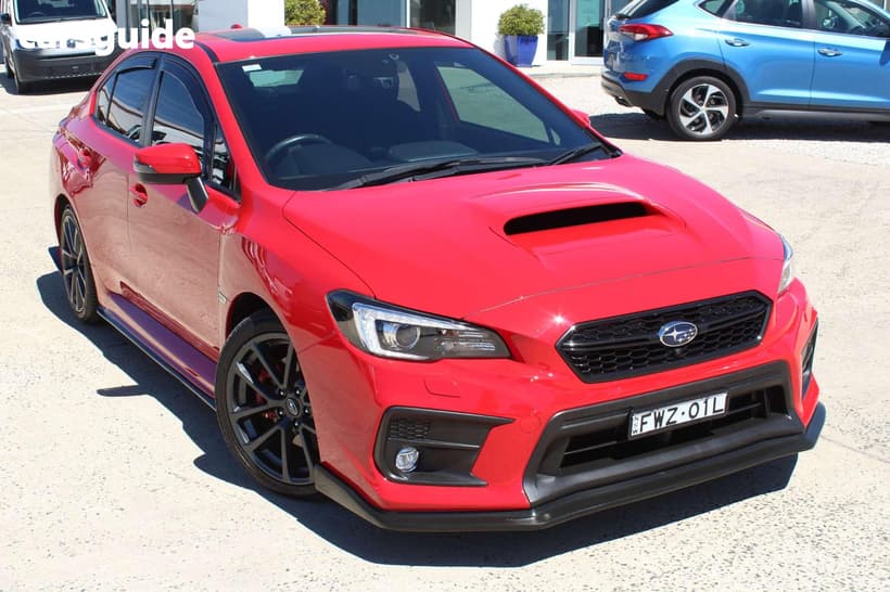 Red 2018 Subaru WRX Sedan Premium (Awd)