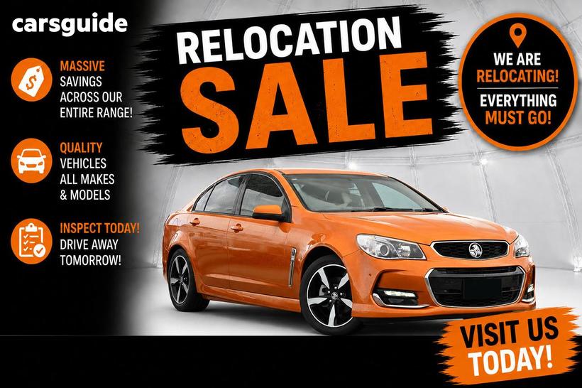 Orange 2017 Holden Commodore Sedan Sv6