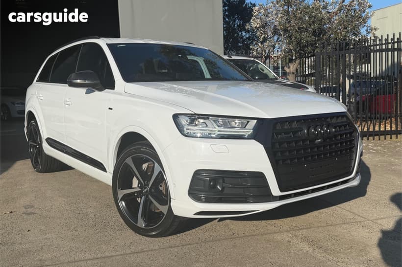 White 2019 Audi Q7 Wagon 50 Tdi Quattro Black Edition