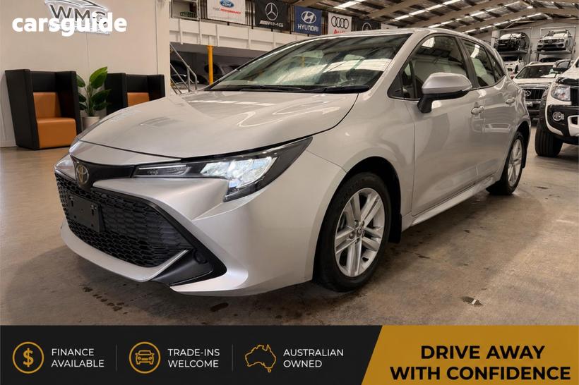 Silver 2021 Toyota Corolla Hatchback Ascent Sport