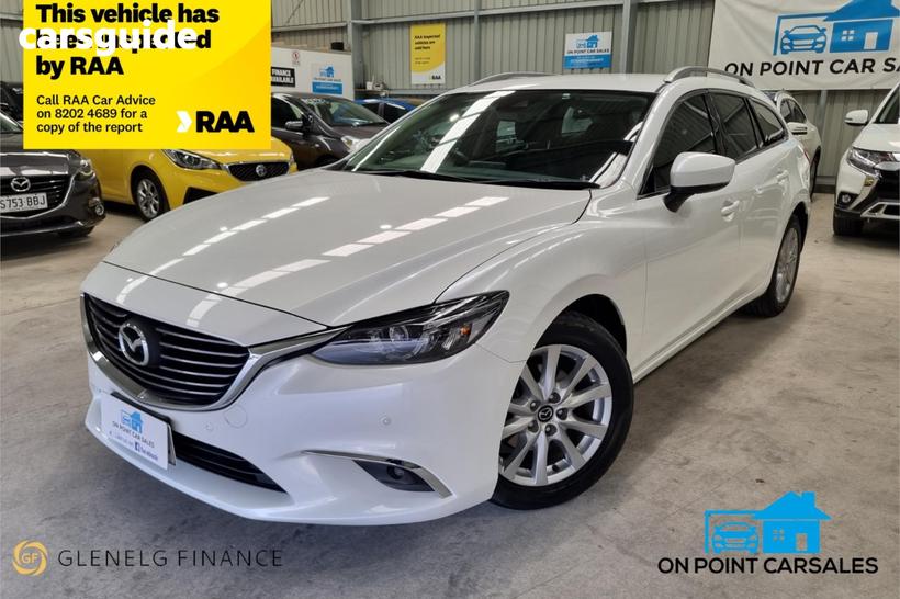 White 2017 Mazda 6 Wagon Touring