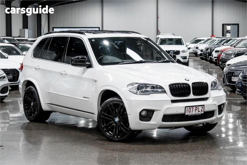 White 2012 BMW X5 Wagon Xdrive 40D Sport