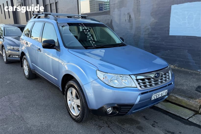 Blue 2012 Subaru Forester Wagon X