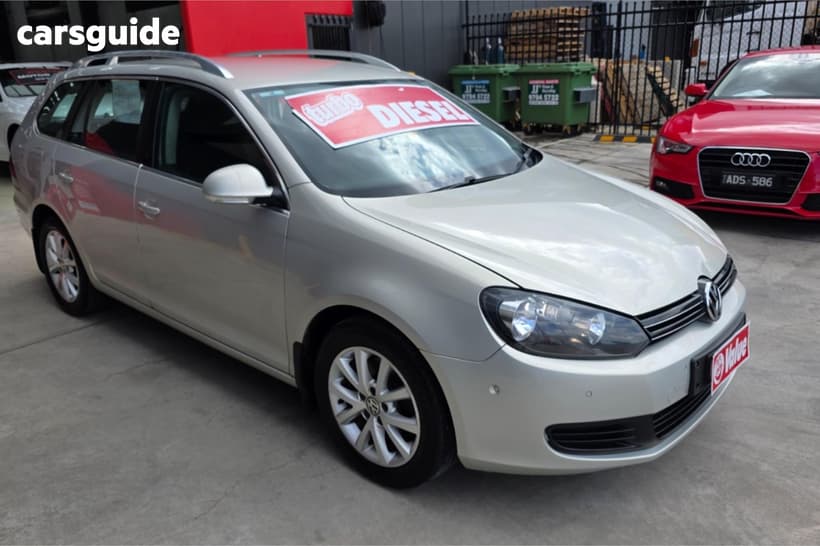 Silver 2010 Volkswagen Golf Wagon 103 Tdi Comfortline