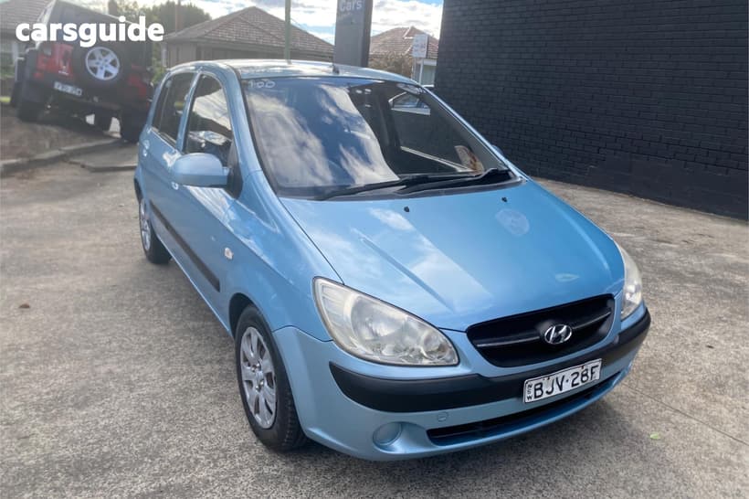 Blue 2009 Hyundai Getz Hatchback Sx