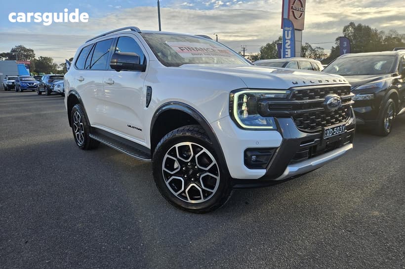 White 2023 Ford Everest Wagon Wildtrak Special Edition (4Wd)