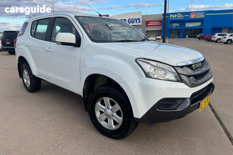 White 2014 Isuzu MU-X Wagon Ls-M (4X4)