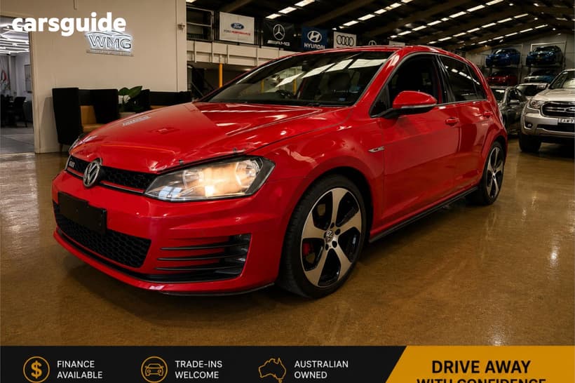 Red 2013 Volkswagen Golf Hatchback Gti