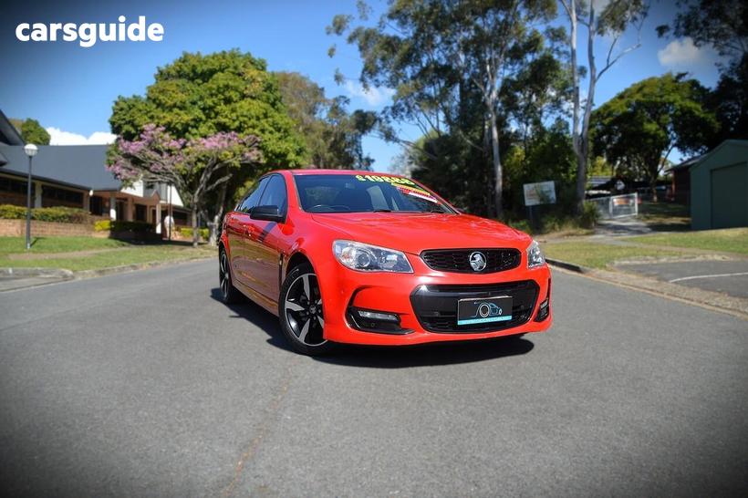 Red 2016 Holden Commodore Sedan Sv6 Black Pack