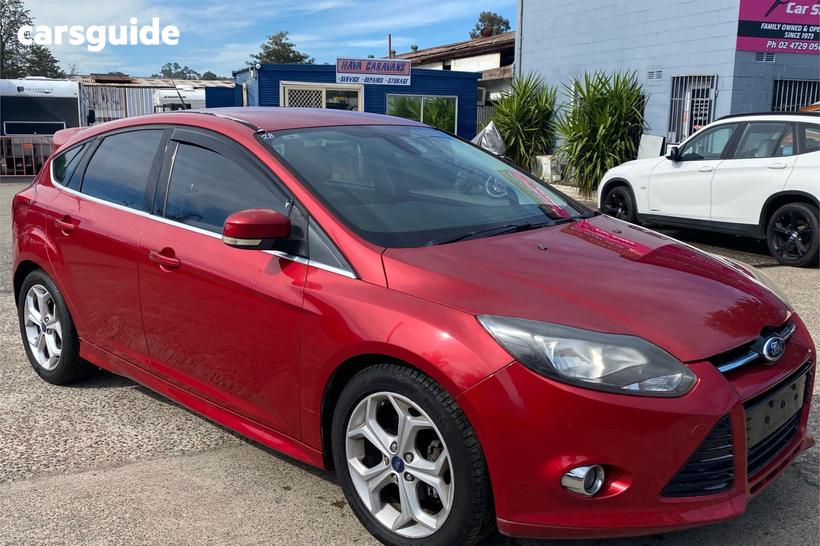 Red 2014 Ford Focus Hatchback Sport