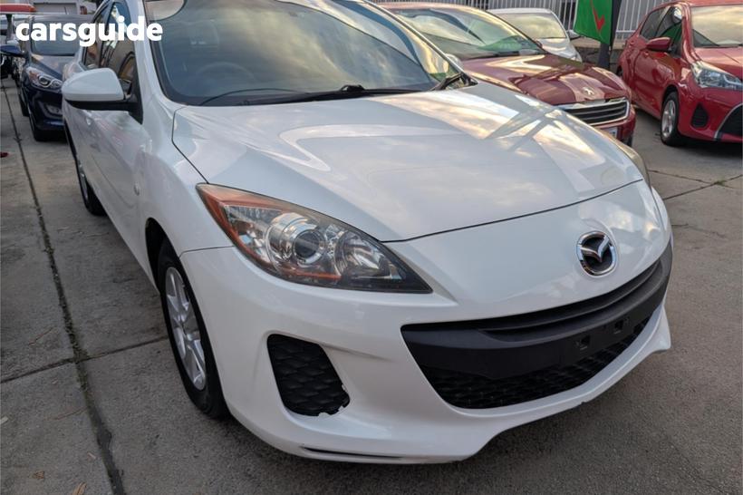 White 2011 Mazda 3 Sedan Neo