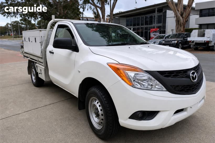 White 2012 Mazda BT-50 Cab Chassis Xt (4X2)