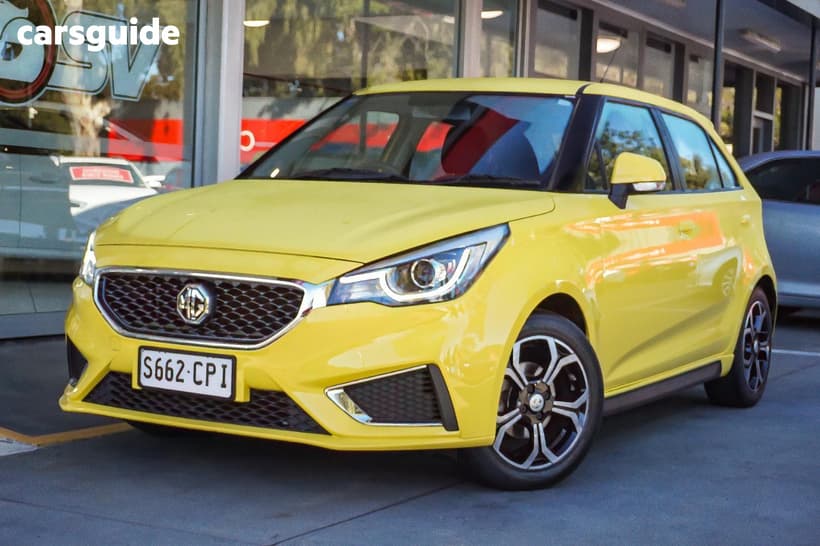 Yellow 2022 MG MG3 Hatchback Excite (With Navigation)