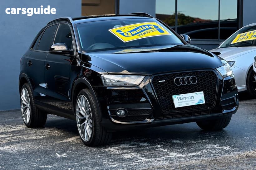 Black 2014 Audi Q3 Wagon 2.0 Tdi Quattro (103Kw)