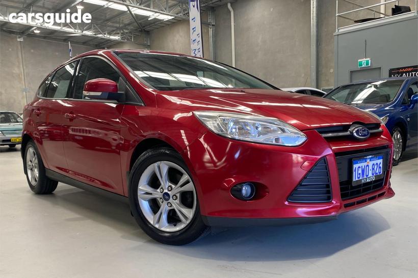 Red 2014 Ford Focus Hatchback Trend