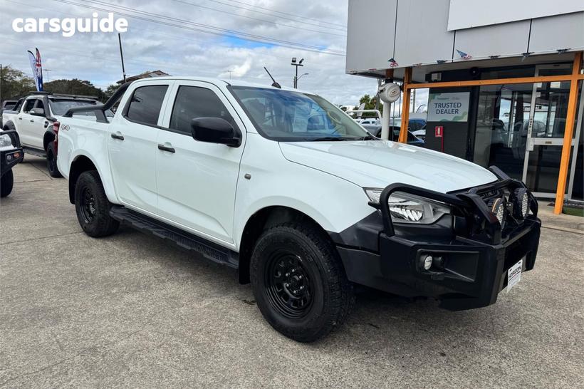 White 2021 Isuzu D-MAX Crew Cab Utility Sx (4X4)