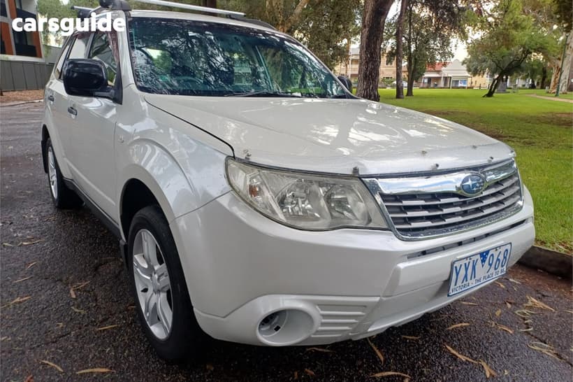 White 2008 Subaru Forester Wagon X