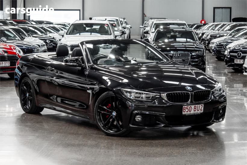 Black 2017 BMW 430I Convertible M Sport