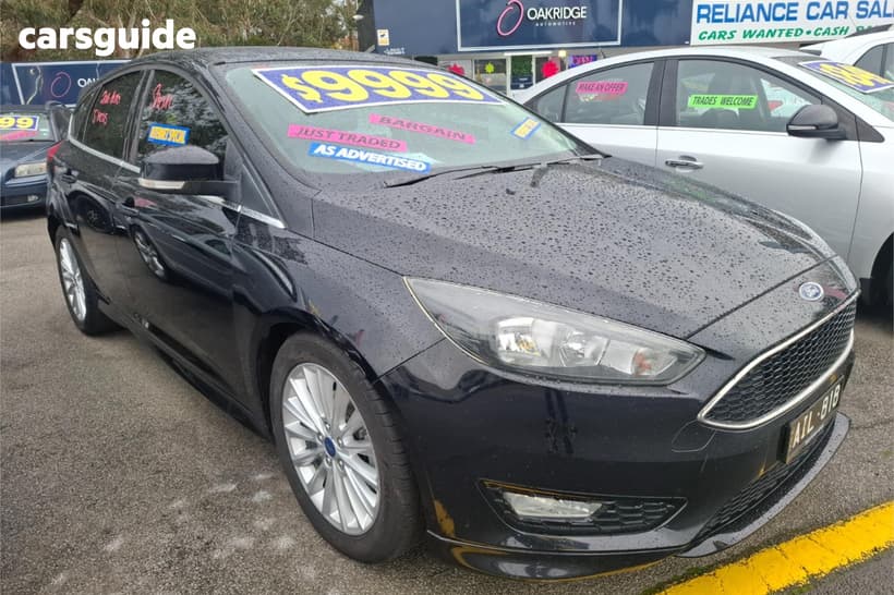 Black 2016 Ford Focus Hatchback Sport