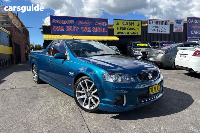 Blue 2012 Holden Commodore Utility Ss-V