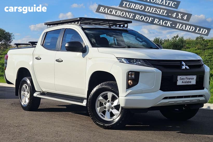 White 2019 Mitsubishi Triton Double Cab Pick Up Glx Plus (4X4)